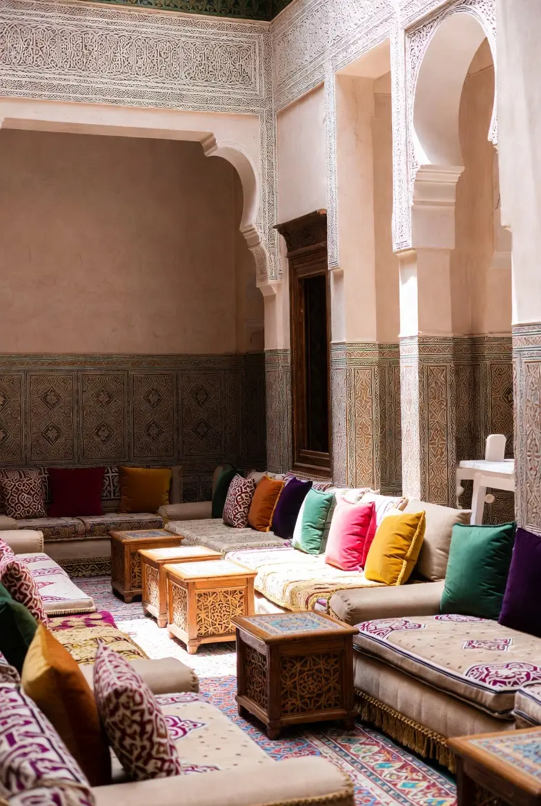 Salon marocain sur mesure : un mobilier authentique et élégant