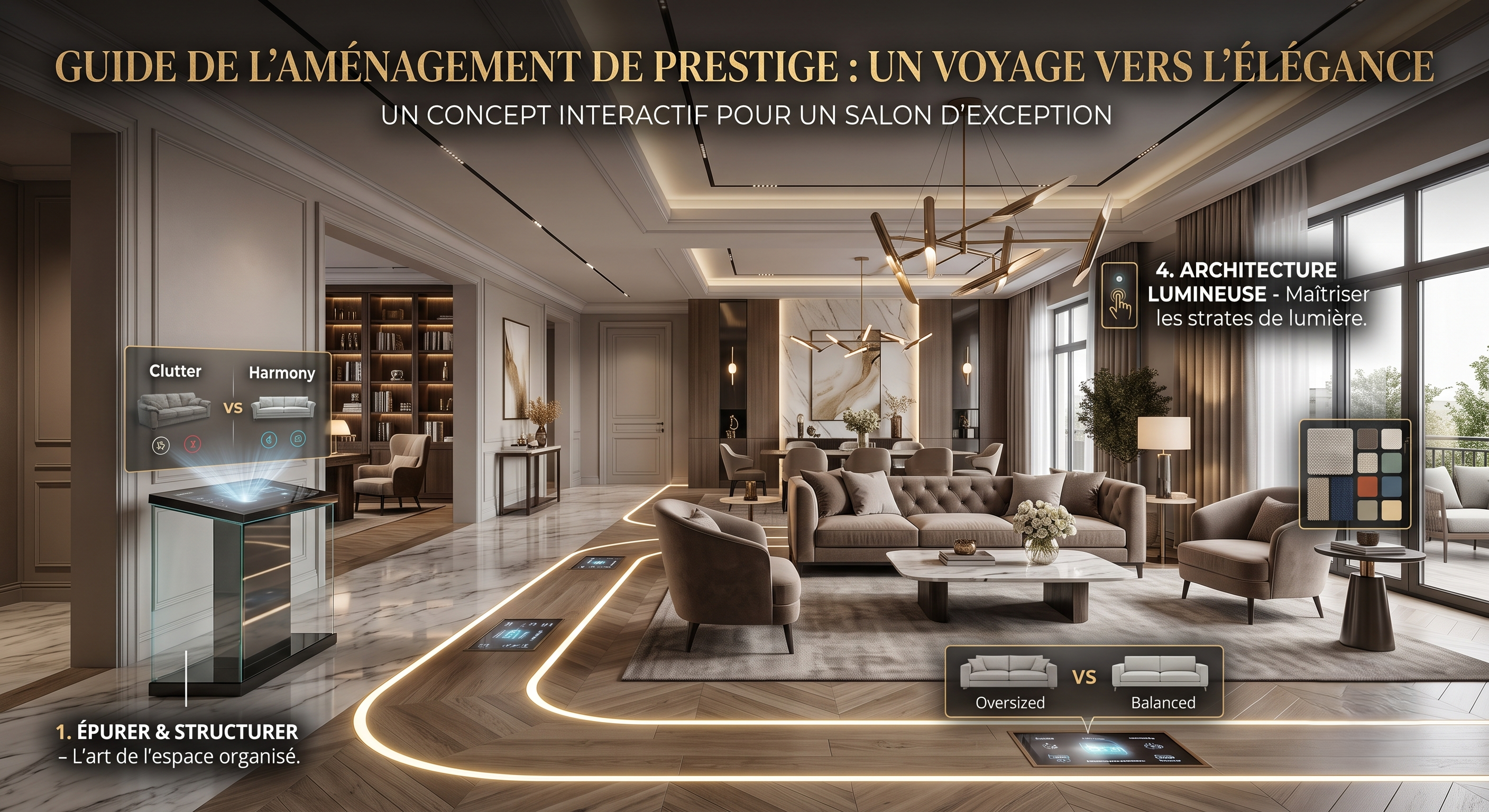 Les erreurs à éviter lors de l'aménagement d'un salon de luxe