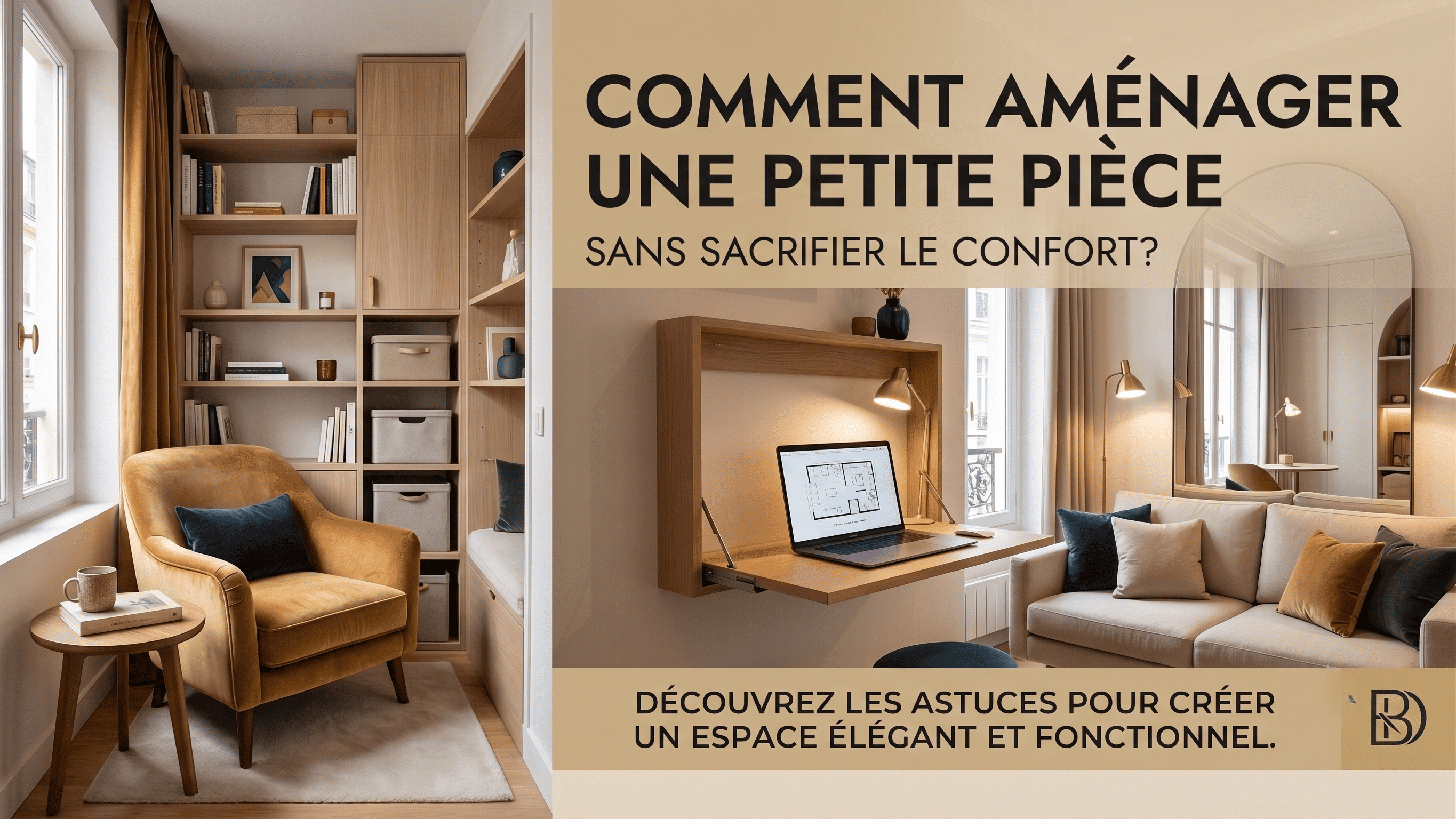 Comment aménager une petite pièce sans sacrifier le confort ?