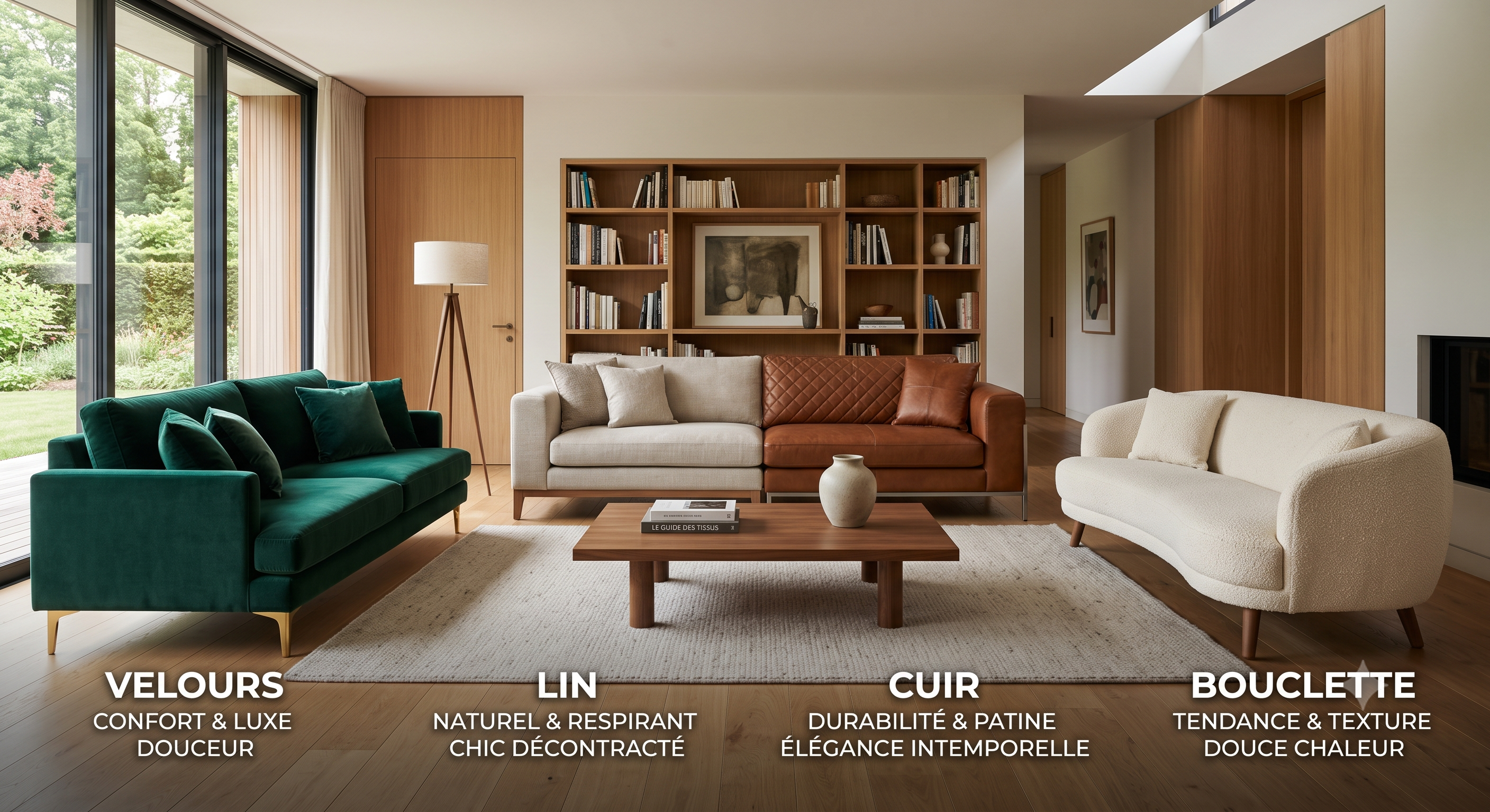 Comment choisir le tissu parfait pour son canapé haut de gamme ?