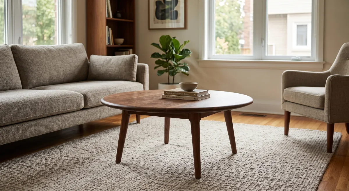 Table Basse Ronde - Vue 1
