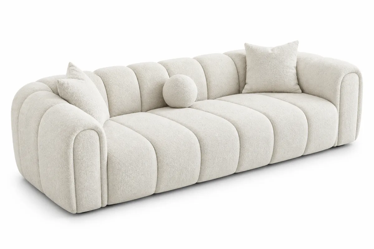 Canapé Bouclette Taupe Cloud